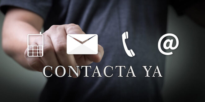 contacta conmigo ahora mismo