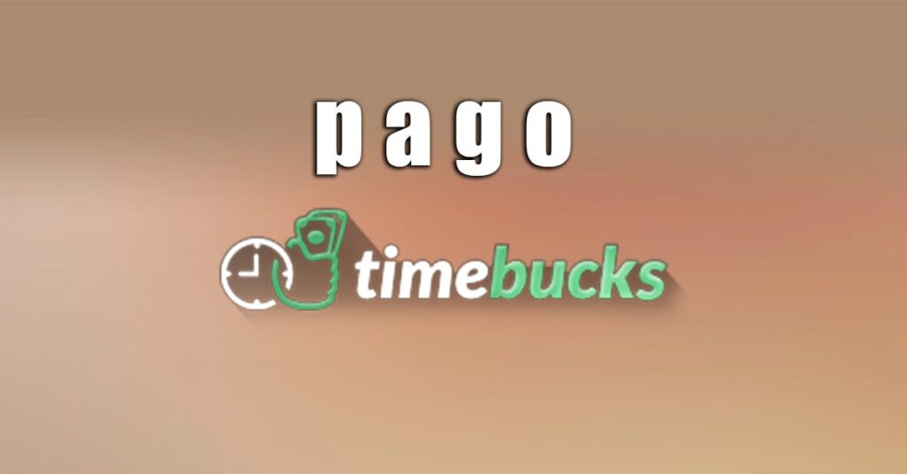 nuevo Comprobante de Pago TimeBucks