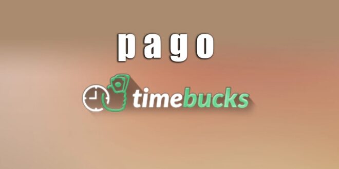 nuevo Comprobante de Pago TimeBucks