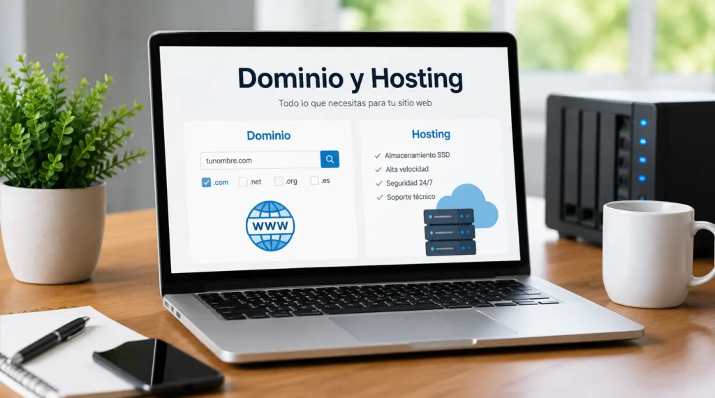 dominio y hosting para WordPress