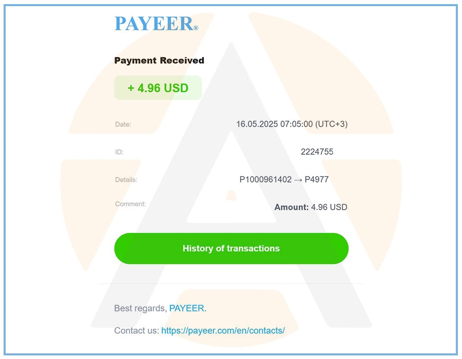 nuevo Comprobante de Pago TimeBucks