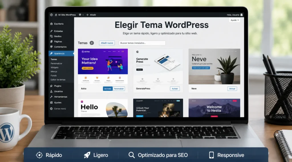 mejores temas WordPress rápidos