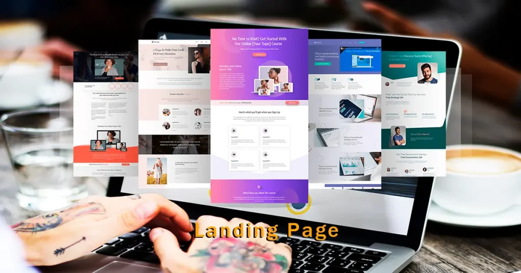 Que es landing page para que sirve