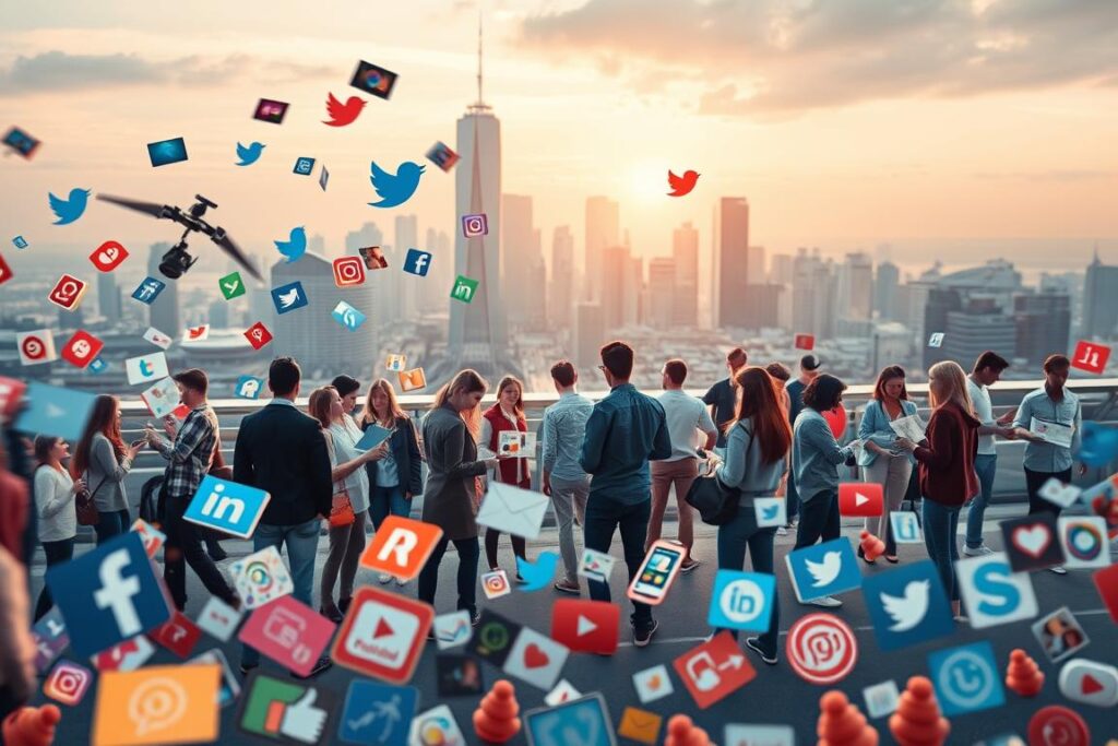 Selección de plataformas de redes sociales