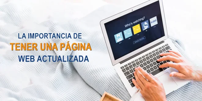 mantener un sitio web actualizada