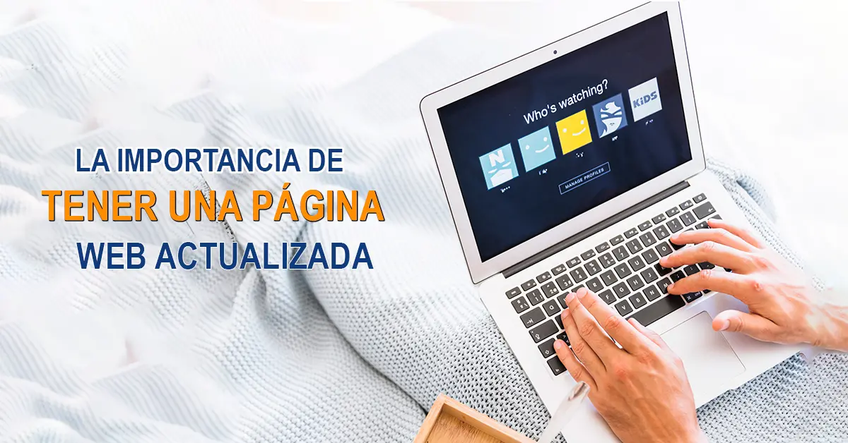 mantener un sitio web actualizada