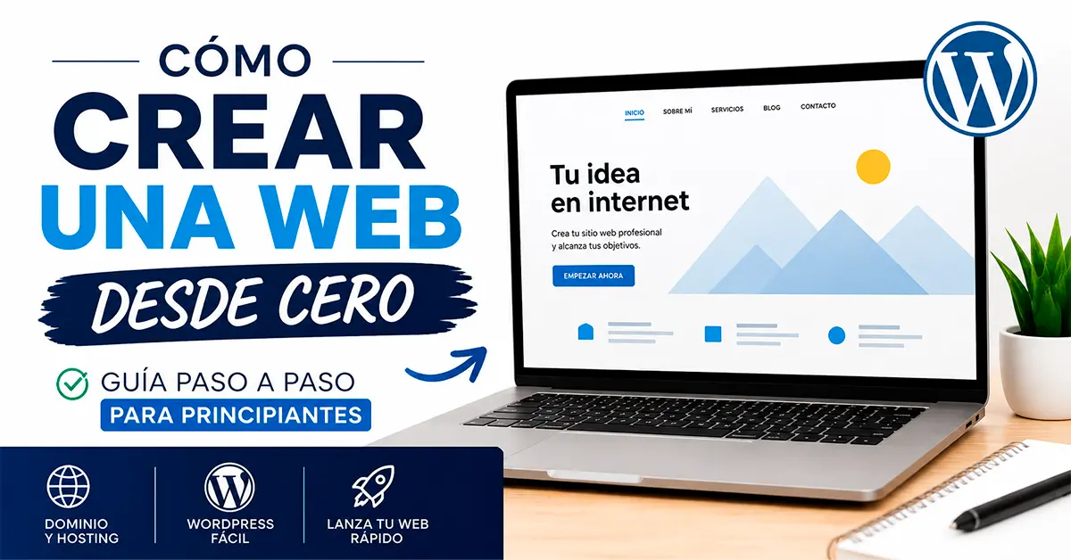 crear una web desde cero paso a paso