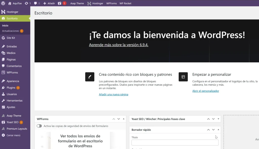instalar WordPress paso a paso