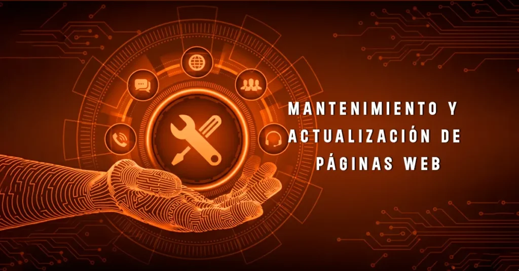 Servicio de mantenimiento y actualización de paginas web