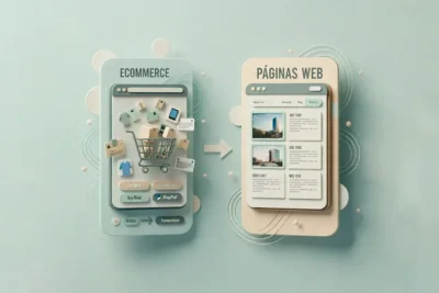 Diferencia entre ecommerce y una página web: cuál necesitas realmente