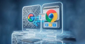 Diferencia entre motor de búsqueda y navegador web