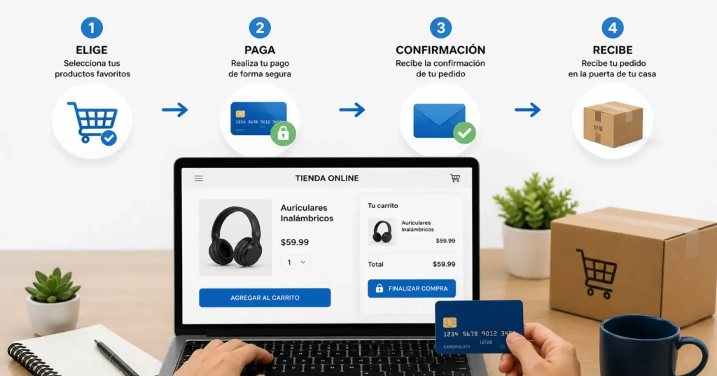 ejemplo de compra en ecommerce