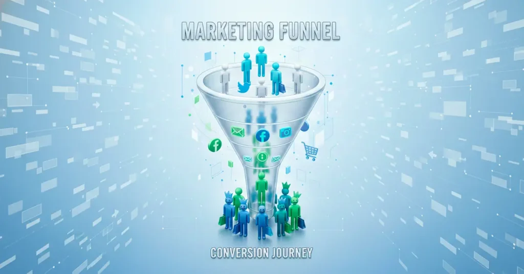 ¿Qué es un funnel de conversión o embudo en marketing?