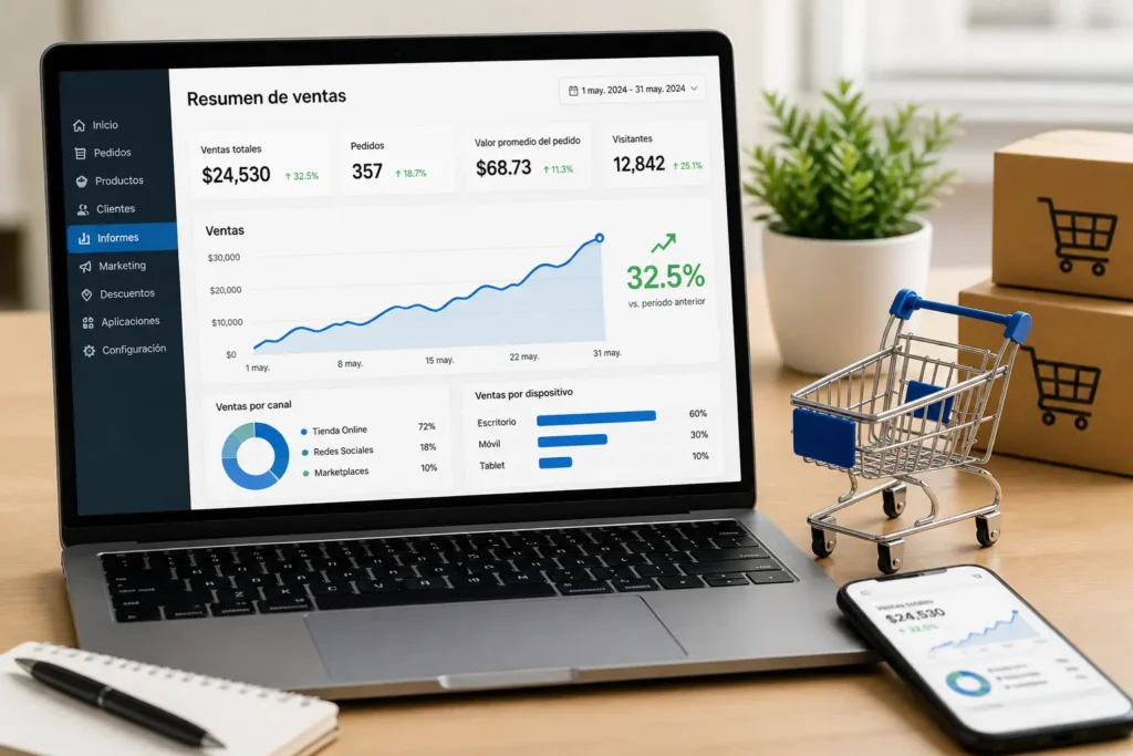 crecimiento de ventas en tienda online