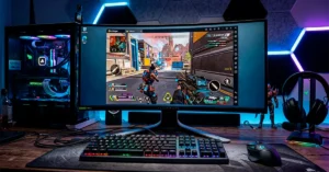 Pantalla de computadora mostrando el emulador Android NoxPlayer6 ejecutando aplicaciones móviles