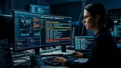 Análisis de seguridad digital mostrando resultados de búsqueda relacionados con Google Hacking