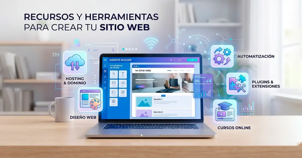 Recursos y herramientas para crear tu sitio
