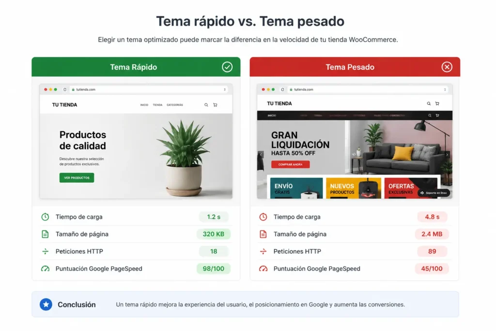 tema rápido para WooCommerce