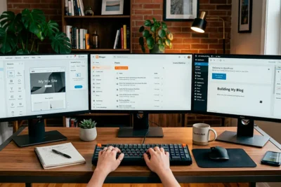 Comparación entre Wix, Blogger y WordPress para crear páginas web