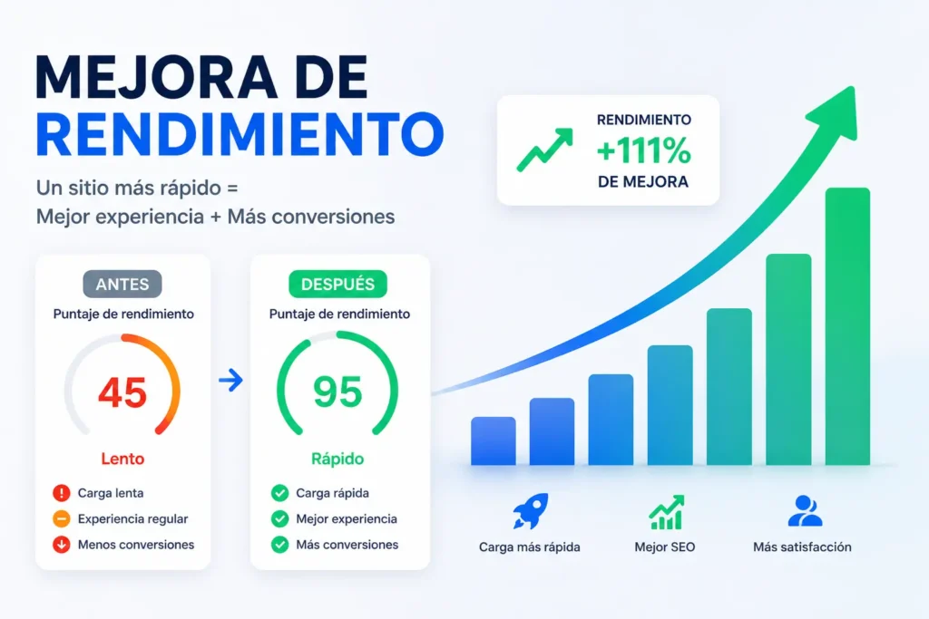 mejora de rendimiento web