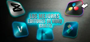 Editor de video gratis en computadora mostrando línea de tiempo de edición profesional