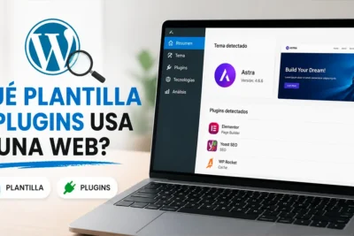 cómo saber plantilla WordPress